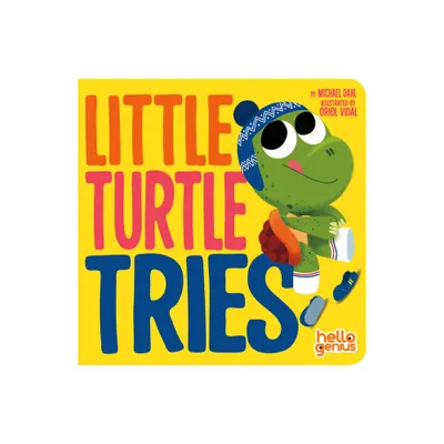 Little Turtle Tries - (Hello Genius) by Michael Dahl (Board Book)