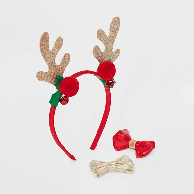 Reindeer & Bows Hair Set - Cat & Jack