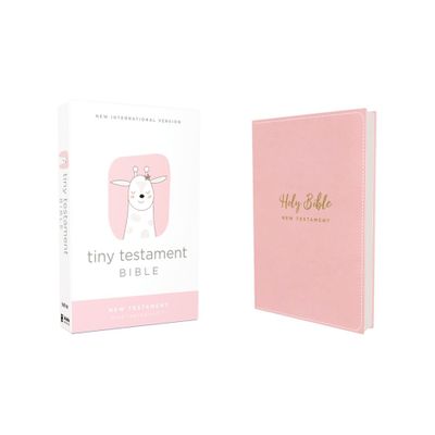 Niv, Tiny Testament Bible, New Testament, Leathersoft, Pink, Comfort Print - by Zondervan (Leather Bound)