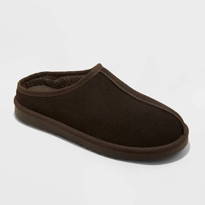 Men Cruz Genuine Suede Clog Slipper