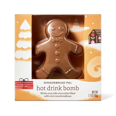 Christmas Gingerbread Pal Hot Drink Bomb - 1.7oz - Favorite Day