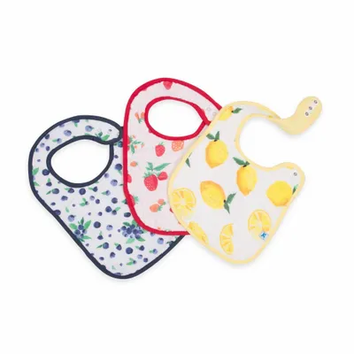 Little Unicorn Cotton Muslin Classic BIb Set - 3pk