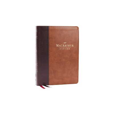 Lsb MacArthur Study Bible 2nd Edition: Unleashing Gods Truth One Verse at a Time (Brown Leathersoft, Comfort Print, Thumb Indexed) - (Leather Bound)