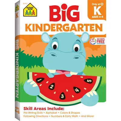 Big Kindergarten Workbook - Target Exclusive Edition - by School Zone (Paperback)