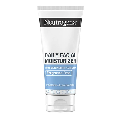 Neutrogena Daily Facial Moisturizer with Vitamin E- Fragrance Free - 3.4 fl oz