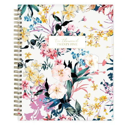 BlueSky 2025 Weekly/Monthly Planner with Notes 9.25x7.87 Wirebound Midsummer Day: Agenda, January-December, Adult