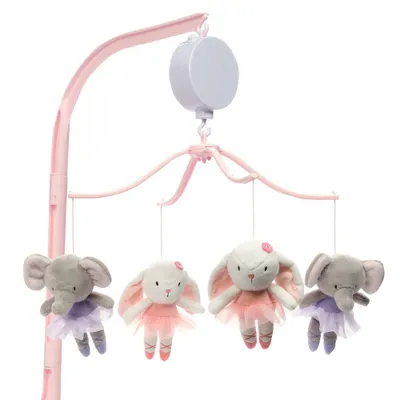 Bedtime Originals Tiny Dancer Musical Baby Crib Mobile