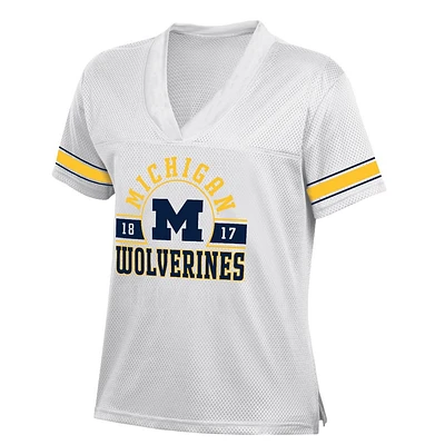 NCAA Michigan Wolverines Womens White Jersey