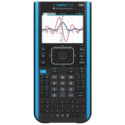 Texas Instruments Nspire CX II CAS Graphing Calculator - Black