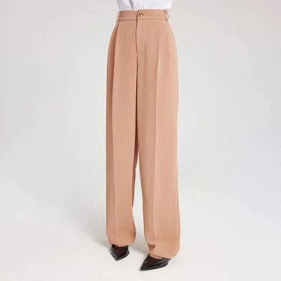 Women Pleated Wide Leg Pant