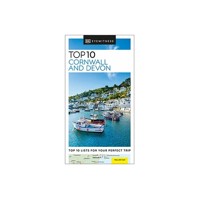 DK Top 10 Cornwall and Devon - (Pocket Travel Guide) by Dk Travel (Paperback)