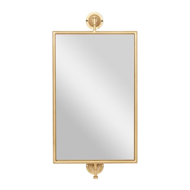 Metal Handmade Rectangular Shaped Wall Mirror  - Olivia & May: Industrial Design, No Assembly Required