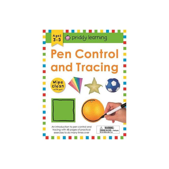 Pen Control and Tracing : Wipe Clean With Pen - Workbook by Roger Priddy (Paperback)