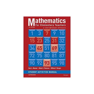 Mathematics for Elementary Teachers: A Contemporary Approach 10e Student Activity Manual - 10th Edition (Paperback)