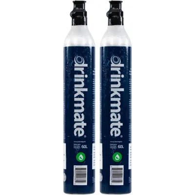 Drinkmate 60L CO2 Refill Cylinders (14.5oz)- Twin Pack