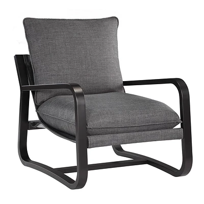 Comfort Pointe Barcelona Sling Chair: Bronze Frame, Detachable Cushions, 300lb Capacity