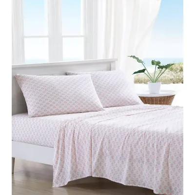 Queen Printed Pattern Sheet Set Flamingle Pink - Tommy Bahama