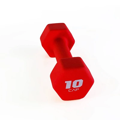 CAP Neoprene Dumbbell 10lbs - Red