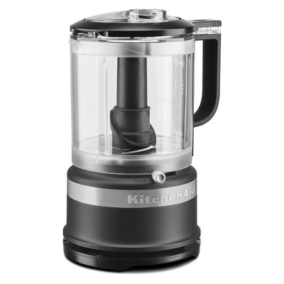 KitchenAid 5 Cup Food Chopper Matte Black - KFC0516BM: Stainless Steel Blades, 2 Speeds, Dishwasher-Safe Parts