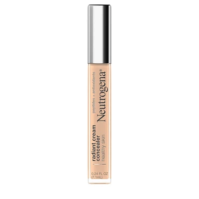 Neutrogena Healthy Skin Radiant Brightening Lightweight Perfecting Cream Concealer with Peptides & Vitamin E Antioxidant - 02 Ecru Light - 0.24oz