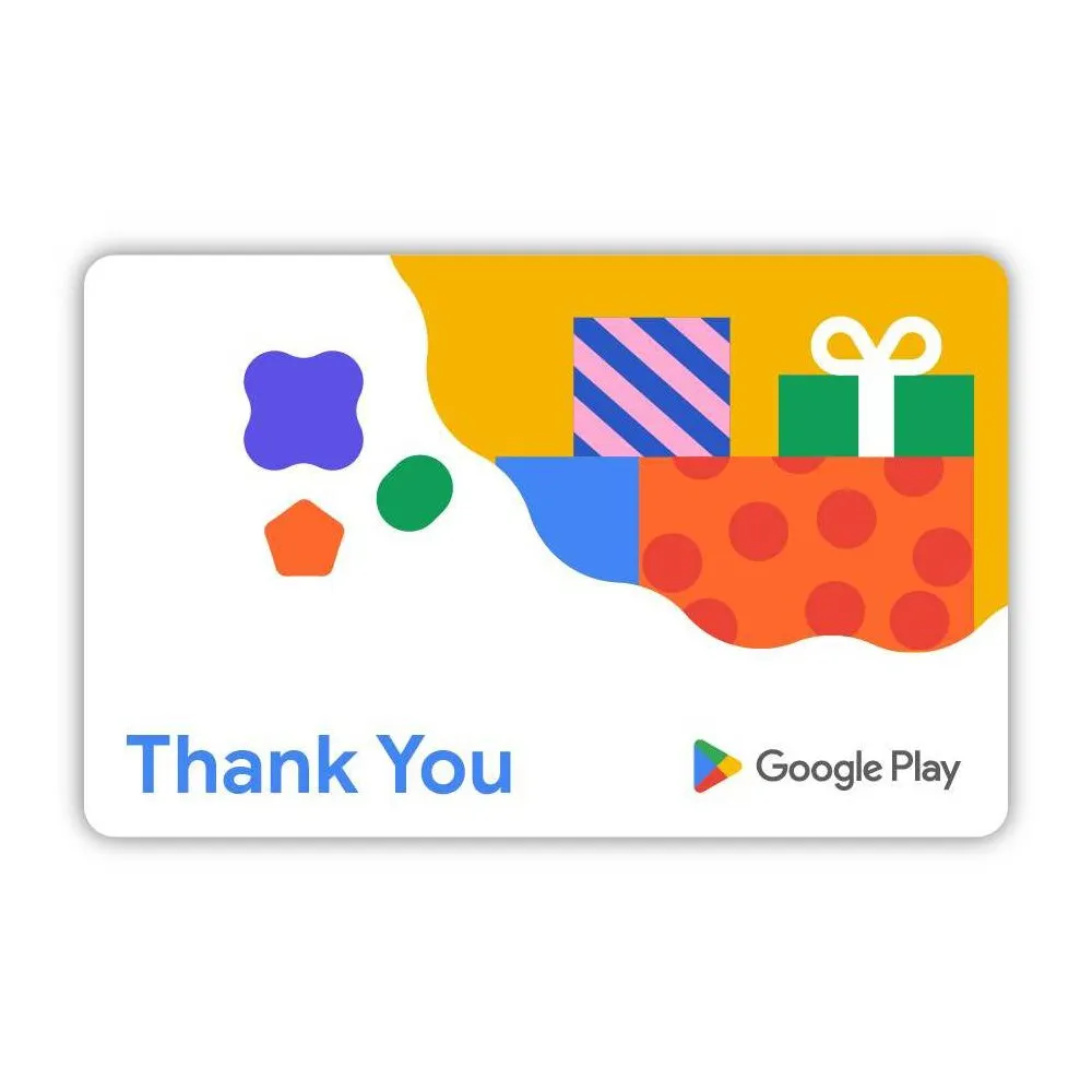 Google Play $10 Thank You Gift Card - (Email Delivery) | The Market Place