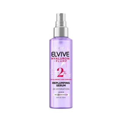 LOreal Paris Elvive Hyaluron Plump Replumping Hair Serum Paraben-Free - 4.4 fl oz