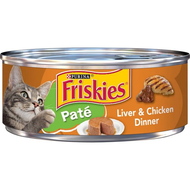 Purina Friskies Pat Wet Cat Food Liver & Chicken Dinner - 5.5oz