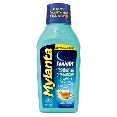 Mylanta Tonight Maximum Strength Honey-Chamomile Liquid - 12oz