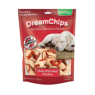 DreamBone Dream Chips Dog Treat with Chicken Flavor - 13.5oz