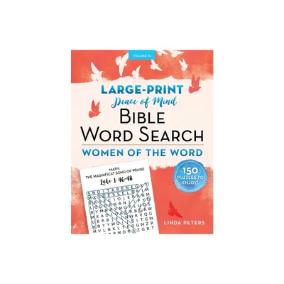 Peace of Mind Bible Word Search Women of the Word - by Linda Peters (Paperback)