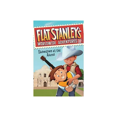 Showdown at the Alamo - (Flat Stanleys Worldwide Adventures) by Jeff Brown (Paperback)