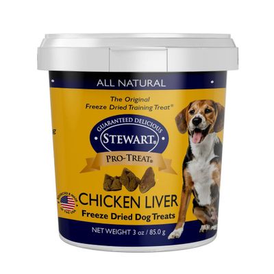 Stewart Freeze-Dried Chicken Liver Dog Treat