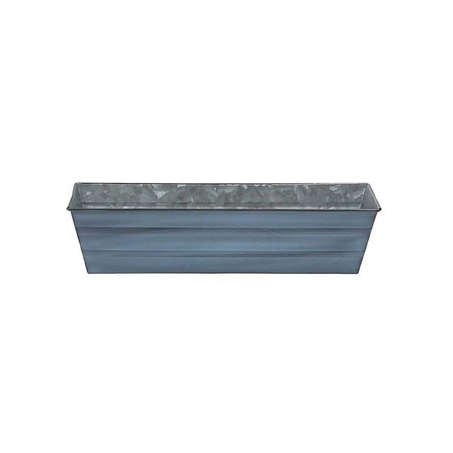 Small Galvanized Metal Rectangular Planter Box - ACHLA Designs