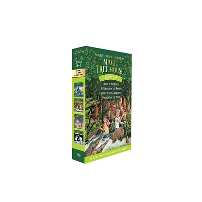 Magic Tree House Books 5-8 ( Magic Tree House) (Paperback) by Mary Pope Osborne