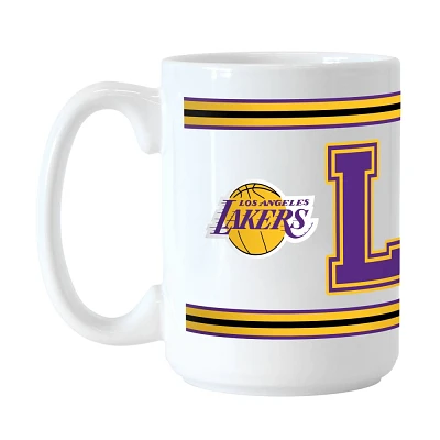 NBA Los Angeles Lakers Stripe Sublimated Mug - 15oz