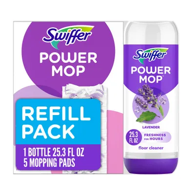 Swiffer PowerMop Floor Cleaning Solution Fresh Scent - 2 ct