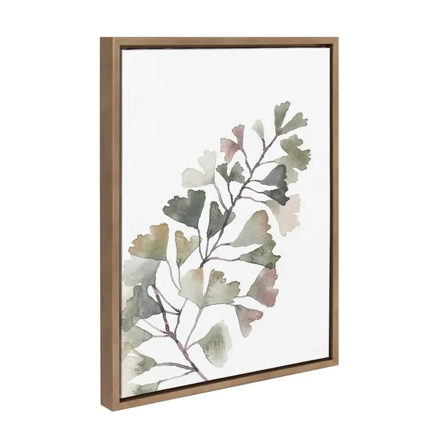 Amanti Art 19 x 25 Botanical Fern Indigo by Sara Berrenson Wood Framed Wall  Art Print Amanti Art Connecticut Post Mall