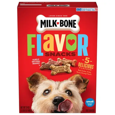 Milk-Bone Biscuits with Bacon, Chicken, Beef, Turkey and Sausage Flavor Dog Treats