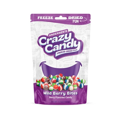 Crazy Candy Freeze Dried Candy - Wild Berry Bites - 3.9oz