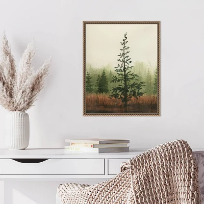 Amanti Art Young Evergreen II by Grace Popp Framed Canvas Wall Art Print