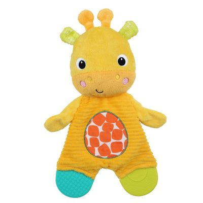 Bright Starts Snuggle Teethe Plush Teething Baby Toy  Giraffe