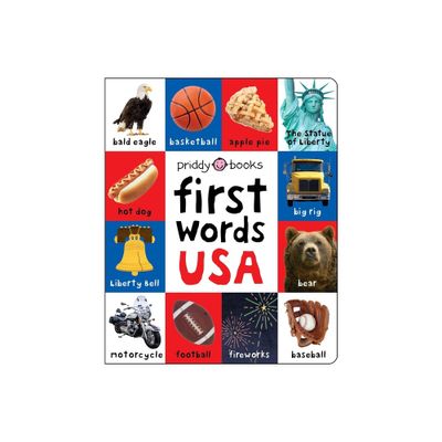 First Words USA - (First 100) by Priddy Books (Board Book)