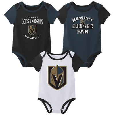 NHL Vegas Golden Knights Infant Boys 3pk Bodysuit