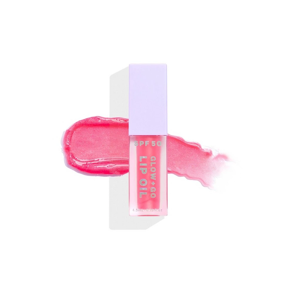 Naked Sundays Go + Glow Lip Oil - Watermelon - SPF50 - 0.15 fl oz