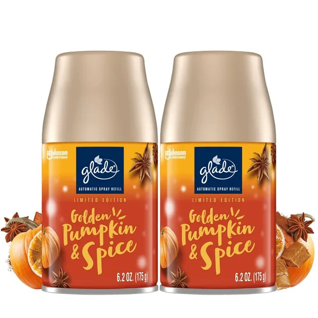 Glade Automatic Spray Air Freshener - Golden Pumpkin & Spice - 6.2oz :  Target