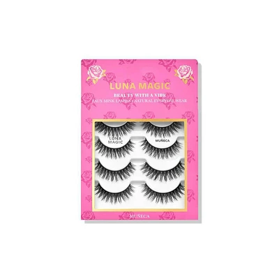 LUNA MAGIC Faux Mink Lashes - Mueca - 4pr