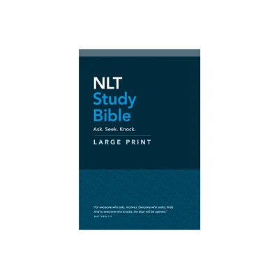 NLT Study Bible Large Print (Red Letter, Hardcover)