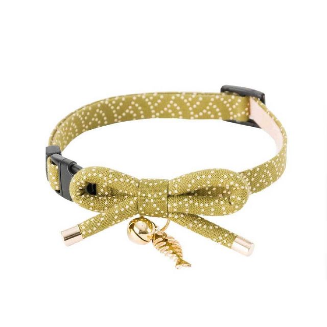 Necoichi Zen Fish Charm Cat Collar