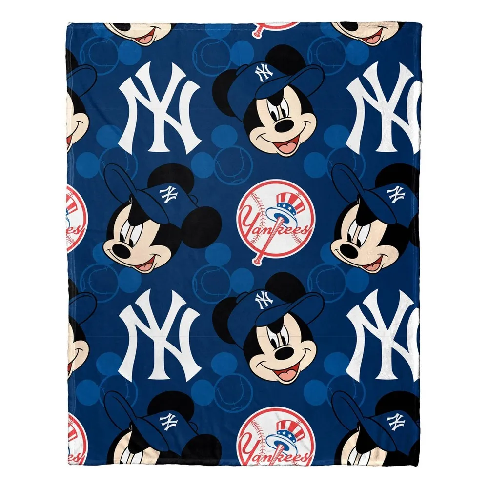 New York Yankees MLB New York Yankees Mickey Silk Touch Throw Blanket and  Hugger | The Market Place