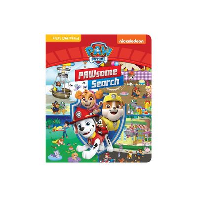 Nickelodeon Paw Patrol: Pawsome Search First Look and Find - by Pi Kids (Board Book)